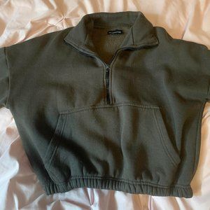 Prettylittle thing zip front sweater